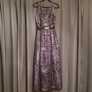 Beautiful full length belted fown